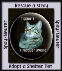 Tigger's Lifesaver Award